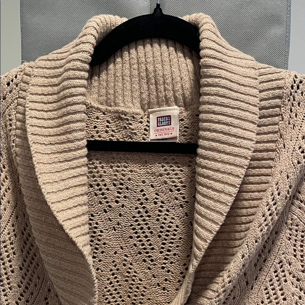 Gold  Sweater- bolero